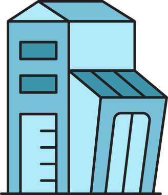 Apartman Binası Simgesi Clipart