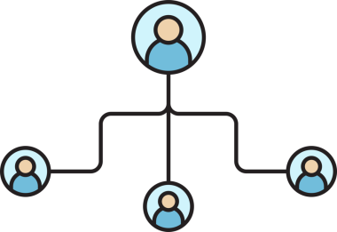 Halkın Ağ Diyagramı Simgesi