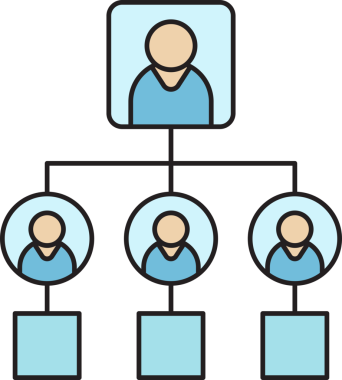 Organizasyon Grafiği Simgesi Clipart