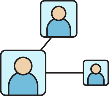 Halkın Ağ Diyagramı Simgesi