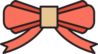 Pembe Kurdele Bowtie Çizimi