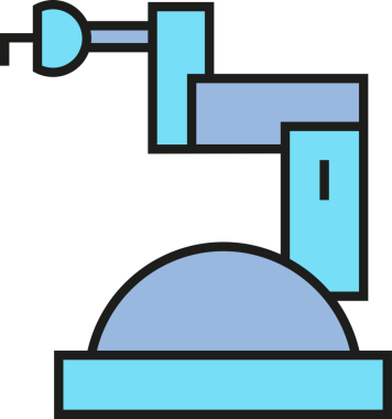 Endüstriyel Robot Simgesi Clipart