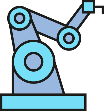 Endüstriyel Robot Simgesi Clipart