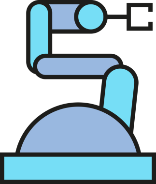 Robotik Kol Simgesi Clipart