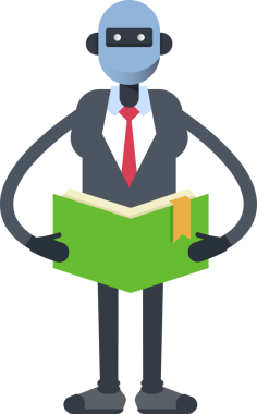 İnsansı Ofis İşçisi Karakteri Okuma Kitabı