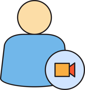 Kullanıcı Profili ve Video Kamera Simgesi