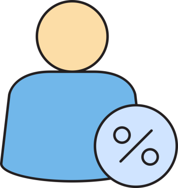 Kullanıcı Profili ve Yüzde Simgesi