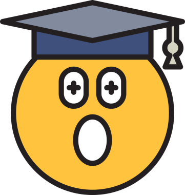 Şaşırmış Öğrenci Duygusallığı Clipart