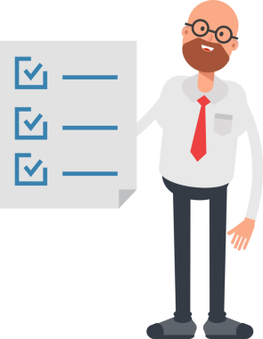 Kel İşadamı Karakteri ve Kontrol Listesi Belgesi