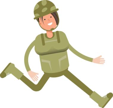 Yürüyen Kadın Asker Karakteri