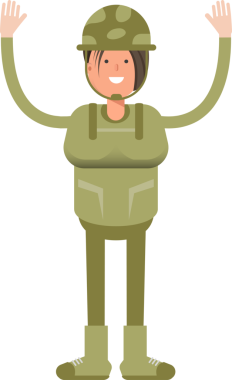 Kadın Asker Karakteri Ellerinizi Kaldırın