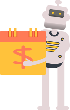 İnsansı Robot Karakteri ve Ödeme Tarihi Takvimi