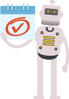 İnsanımsı Robot Karakteri İşaretle ve Kontrol Et