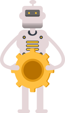 İnsansı Robot Karakteri Vites Tutma Aracı