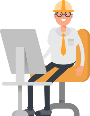 Masaüstünde Çalışan Mimari Karakter