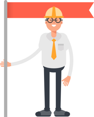 Mimari Karakter Tutucu Bayrak Direği