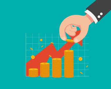 Mali Graph.Make bir kar iş için para koymak.
