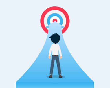 Maaşlı Adam hedefe doğru yönelen ok yolunda duruyor.