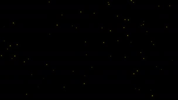 Animation Firefly Sparkle Shimmering Loop Animation Background Λάμψη Ιδιαίτερη — Αρχείο Βίντεο