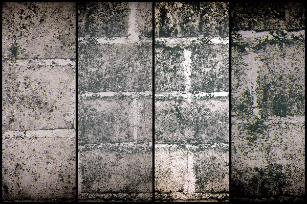 Grunge technique Brick texture of old vintage building, design concept — Stock Photo, Image