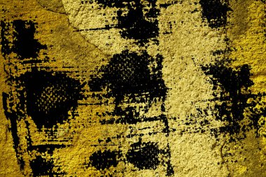 Ultra sarı sıva beton doku, taş yüzey, rock kırık arka plan kartpostal için