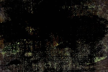 Teneke üzerinde oy dokulu duvar sonra grunge yırtık poster. Yırtık gazete