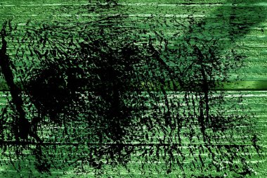 Grunge altın kireç renkli doku eski, eski bir ahşap Bank üzerinde eski püskü, yeşil boya