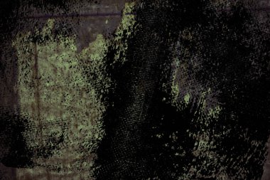 Teneke üzerinde oy dokulu duvar sonra grunge yırtık poster. Yırtık gazete