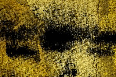 Ultra sarı sıva beton doku, taş yüzey, rock kırık arka plan kartpostal için