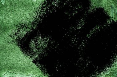 Beton tarafsız ultra yeşil doku, taş yüzey kaba, arka plan çimento