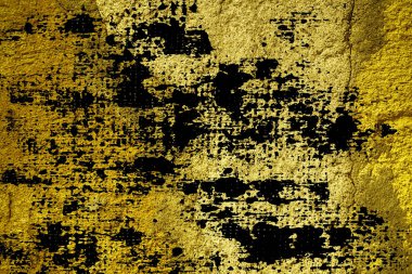 Ultra sarı sıva beton doku, taş yüzey, rock kırık arka plan kartpostal için