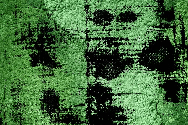Grunge Ultra vert Texture en béton plâtre, surface en pierre, fond fissuré pour carte postale — Photo