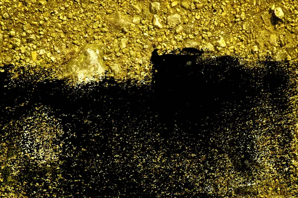 Grunge Ultra giallo Terra come su Marte, terra texture, superficie di sabbia, sfondo di pietra — Foto Stock