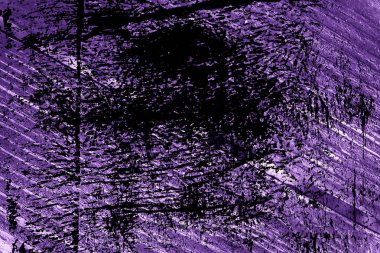 Ultra mor doku eski, eski bir delikle ahşap üzerinde eski püskü, yeşil boya