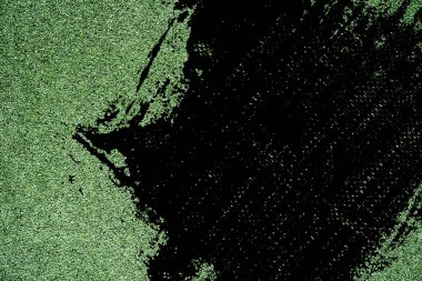 Beton ultra yeşil doku, taş yüzey kaba, arka plan çimento