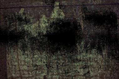 Teneke üzerinde oy dokulu duvar sonra grunge yırtık poster. Yırtık gazete