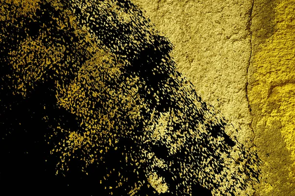 Ultra sarı sıva beton doku, taş yüzey, rock kırık arka plan kartpostal için