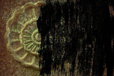 Süslü taş doku, daire rock şekil, web sitesi veya mobil cihazlar için arka plan