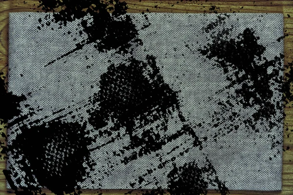 Grunge Surface en tissu de lin pour maquette ou designer, échantillon de couverture de livre, swatch — Photo