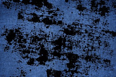 Grunge Ultra mavi keten kumaş yüzeyi, renk örneği, kitap kapağı örnek mock-up veya Tasarımcısı'nı kullanmak için