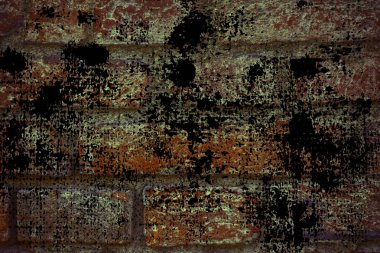 Doku, çimento arka plan web siteniz veya mobil cihazlar için Grunge tuğla duvar