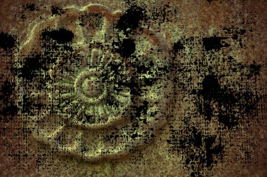 Süslü taş doku, daire rock şekil, web sitesi veya mobil cihazlar için arka plan