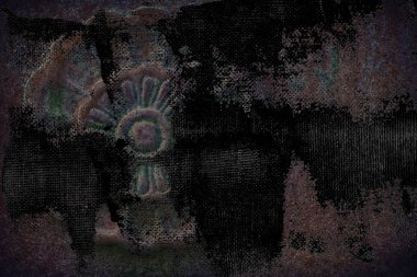 Süslü taş doku, daire rock şekil, web sitesi veya mobil cihazlar için arka plan