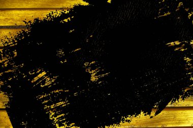 Web sitesi veya mobil cihazlar, tasarım öğesi için tahta doku Ultra sarı ahşap Bank