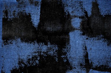 Grunge Ultra mavi keten kumaş yüzeyi, renk örneği, kitap kapağı örnek mock-up veya Tasarımcısı'nı kullanmak için