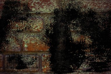 Doku, çimento arka plan web siteniz veya mobil cihazlar için Grunge tuğla duvar