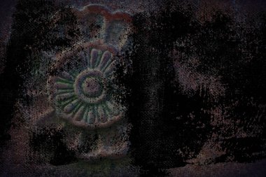 Süslü taş doku, daire rock şekil, web sitesi veya mobil cihazlar için arka plan