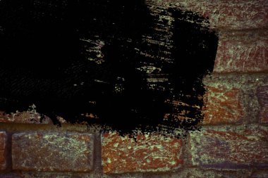 Doku, çimento arka plan web siteniz veya mobil cihazlar için Grunge tuğla duvar