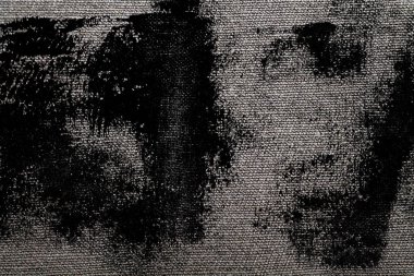 Boş grungy denim detaylı closeup benekli. Vintage gri kot, arka plan için iyi