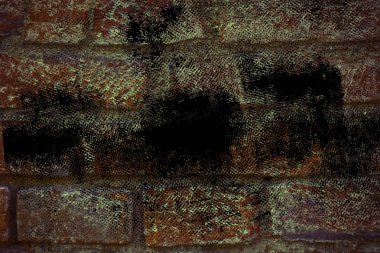 Doku, çimento arka plan web siteniz veya mobil cihazlar için Grunge tuğla duvar